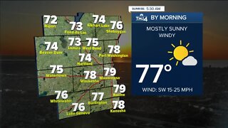 Southeast Wisconsin weather: Morning shower, highs in the 80s Wednesday