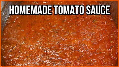 The Best Homemade Tomato Sauce | Quick And Simple Recipe | How To Make | JorDinner