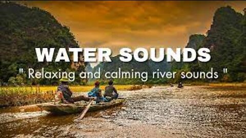 Relaxing water flow sound , sleep, concentration, morning vibes