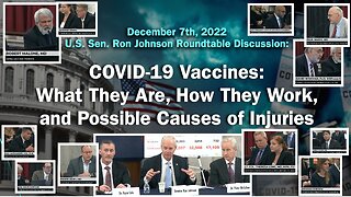 COVID-19 vaccines: what they are, how they work and possible causes of injuries - Sen. Ron Johnson