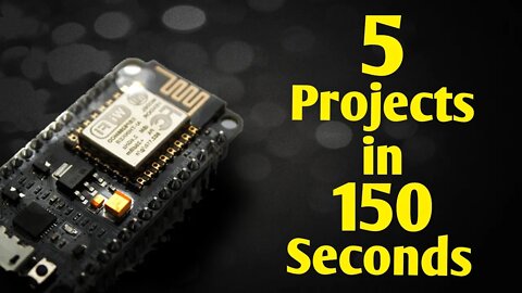 5 Projects To Do With A ESP8266 When You Are Bored!