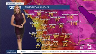 ABC 10News Pinpoint Weather with Meteorologist Leah Pezzetti