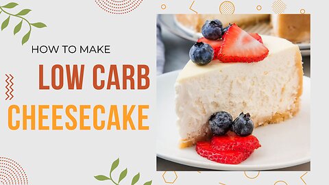 KETO Low Carb Cheesecake | KETO Recipes | Low Carb Recipes