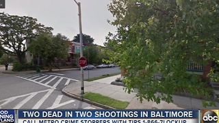 Man riding bike shot in the head in Baltimore