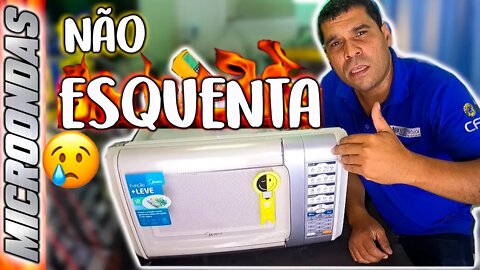 Microondas Midea não esquenta