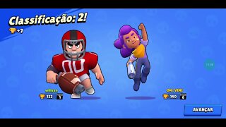 Brawl Stars – Gameplay subir do zero #19 - COMBATE DUPLO COM MÚSICA ELETRÔNICA - BULL TOUCHDOWN