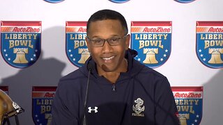 AutoZone Liberty Bowl | Brian Norwood speaks on facing K-State, Skylar Thompson | December 28, 2019