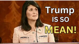 Nikki Haley CRIES On CNN After Trump Calls Her A Mean Name