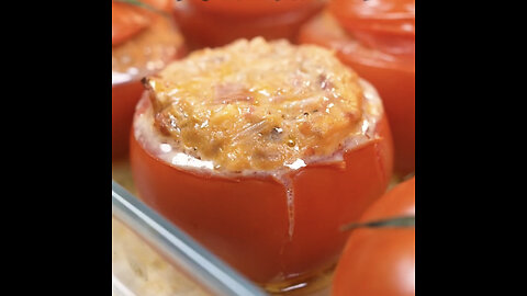 Tomatoes with pork.