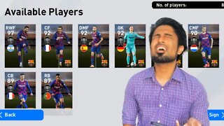 Club Selection - FC BARCELONA PACK OPENING | PES 20 MOBILE