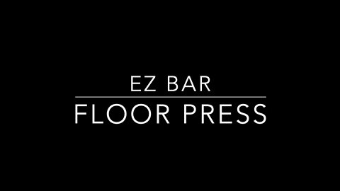 🏋️‍♂️ How to EZ BAR Floor Press Coach | Mike