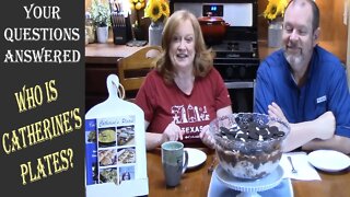 ANSWERING YOUR QUESTIONS While Enjoying a DEATH BY CHOCOLATE Punch Bowl Cake