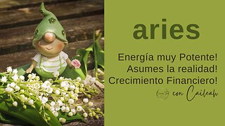 Aries ♈ Asumes la realidad como es! Estabilidad y Crecimiento Financiero!