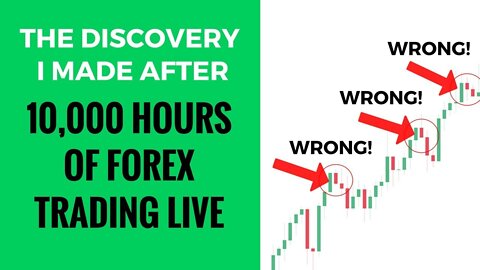 The DISCOVERY I made after 10000 hrs of forex trading live