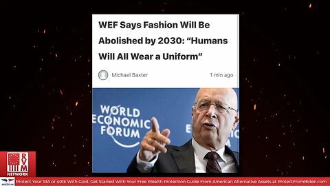 WEF Says You'll All Wear Uniforms By 2030 To Save The World From Climate Change