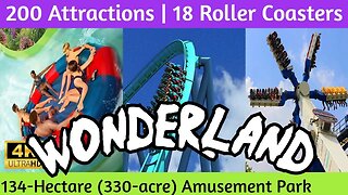 Wonderland Theme Park Canada - Worlds Most Visited Hi tech Thrilling Rides