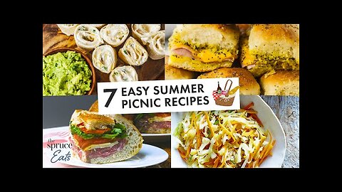 7 Easy Picnic Food Ideas For Your Next Summer Picnic! 🍉 🌈 The Spruce Eats #PicnicIdeas