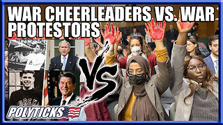 War Cheerleaders vs. War Protestors