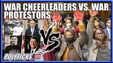 War Cheerleaders vs. War Protestors