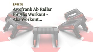 Awefrank Ab Roller for Abs Workout - Abs Workout Equipment for Core Workout,Ab Wheel Roller for...