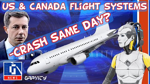 US & Canada Flight Systems go down on the same day?