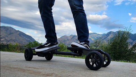 Velocity Etch- The Portable Electric Longboard With A Twist