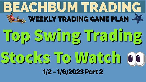 Top Swing Trading Stocks to Watch 👀 for 1/2 – 1/6/23 | BOIL BOSC F FCAP MP OPP STX TRT UVXY & More