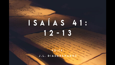 Isaías 41:12-13
