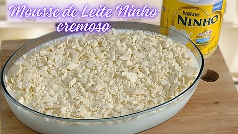 Pudim de Leite Ninho cremoso