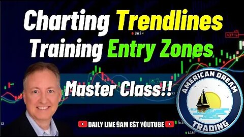 Master Class - Charting Trendlines and Training Entry Zones In The Stock Market