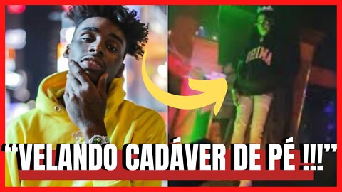 CORPO DE RAPPER GOONEW É VELADO DE PÉ EM BALADA NO ESTADOS UNIDOS