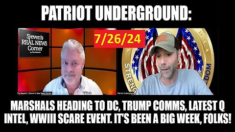 Patriot Underground: Marshals Heading to DC! Trump COMMS! Latest Q Intel! WW3 Scare Event!