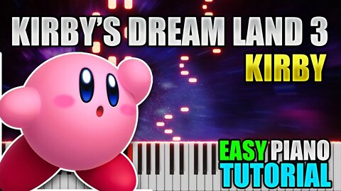 Kirby's Dream Land 3 - kirby | Easy Piano Song Tutorial