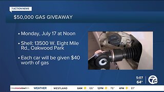 $50,000 gas give away on 8 Mile