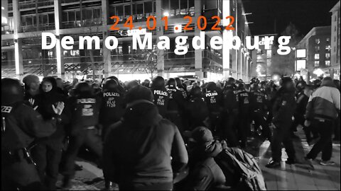 Polizeistaat Magdeburg | Demo Magdeburg 24.01.2022