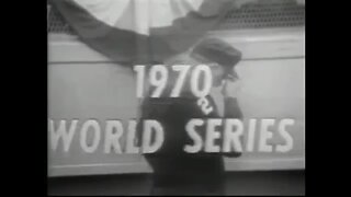 1970 World Series Game 3 Cincinnati Reds vs Baltimore Orioles