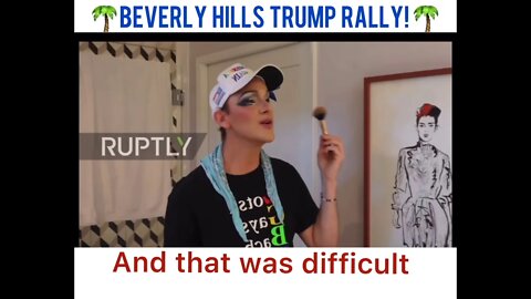 Beverly Hills Trump Rally 🌴
