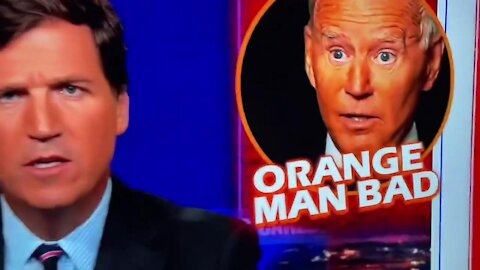 Joe Biden is the New "Orange Man Bad" - Tucker Carlson Reporting - Hilarious!