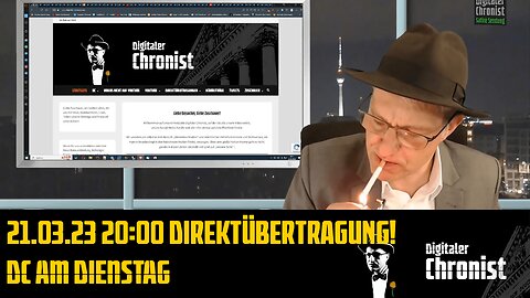 21.03.23 20:00 Direktübertragung! DC am Dienstag