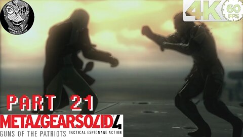 (PART 21) [Liquid Ocelot vs Solid Snake] Metal Gear Solid 4: Guns of the Patriots 4K