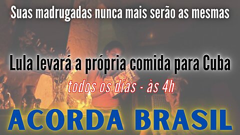 Brasil levará comida para a delegação que vai para Cuba