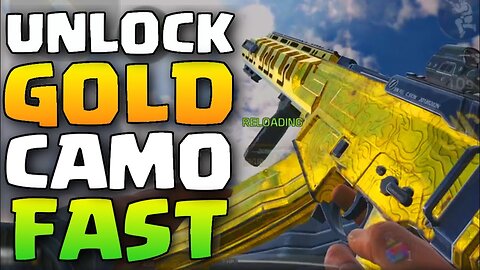 HOW TO- COD GOLD CAMO FAST on mobile