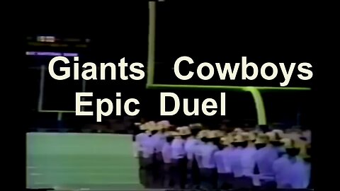 Cowboys Giants