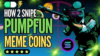 ⚡ How to Snipe Pump.Fun Memecoins | Photon Bot ⚡