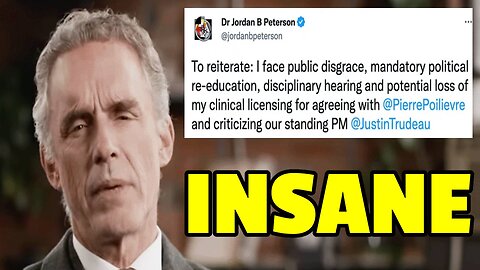 JORDAN PETERSON MUST TAKE SOCIAL MEDIA TRAINING OR LOSE PRACTICE