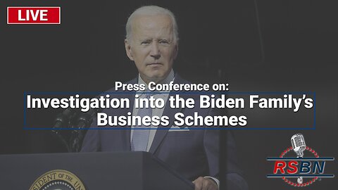 LIVE: Republicans Hold Press Conference: Investigation into Biden Family’s Business Schemes. 5/10/23