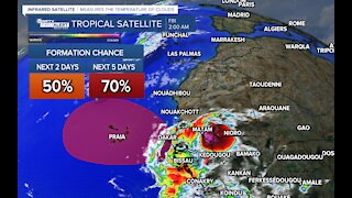 2 tropical waves with high chances of development as Hurricane Larry churns on