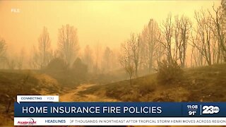 Living in fire prone community can mean not having fire coverage included in home insurance