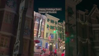 Holidays @ Universal Studios 🎄 #shorts #hollywoodstudios #holidayseason #universalorlando #uoap