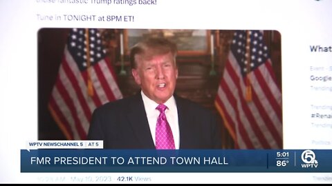 Former President Trump set to appear on CNN town hall
